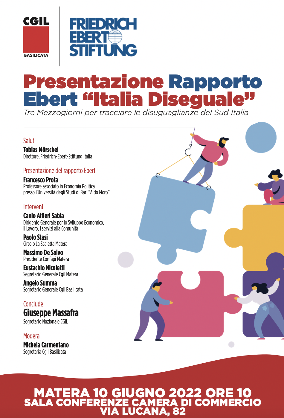 Presentazione Rapporto Ebert &ldquo;Italia Diseguale&rdquo;